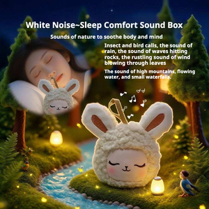 PT-40 Haut-parleur sans fil portable anti-stress en peluche lapin à bruit blanc, à faible niveau sonore, pour la maison - Meilleures ventes - Product Image 2