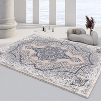 Tapis imprimé classique européen en polyester épais et doux pour salon, canapé, table basse, chambre à coucher