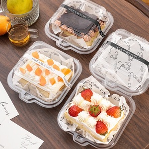 Proveedor Mayorista de Cajas de Plástico Transparente Personalizadas para Postres, Cajas de Embalaje para Pasteles y Repostería para Llevar, para Pequeñas Empresas - Product Image 2