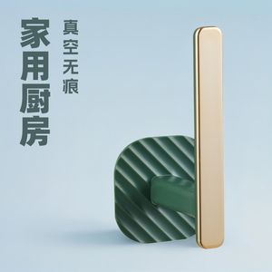 Ensemble de crochets à ventouse Temeca pour rangement mural de cuisine avec support pour couvercles et film alimentaire, sans perçage, finition polie - Product Image 5