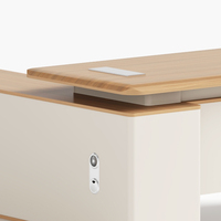 Bureau de Direction Moderne Table de Bureau de Luxe pour Dirigeant Mobilier de Bureau pour Cadre Supérieur