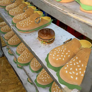 รองเท้าหนังผูกโบว์โบเก้นแฮมเบิร์กใหม่พื้นหนาหัวมนนุ่มมียางดึงครึ่งตัวสำหรับผู้ชายผู้หญิง - Product Image 4