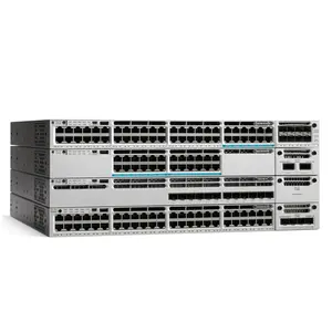 Novo estoque de varejo selado WS-C3850-48P-S série 3850 48 portas base IP Gigabit Ethernet PoE switches WS-C3850-48P-S