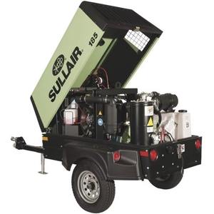 <span class=keywords><strong>Compresseur</strong></span> d'air rotatif portable <span class=keywords><strong>Sullair</strong></span> 185 CFM, alimenté par un moteur diesel, pour la construction et les mines, <span class=keywords><strong>Compresseur</strong></span> <span class=keywords><strong>Sullair</strong></span> - Product Image 2