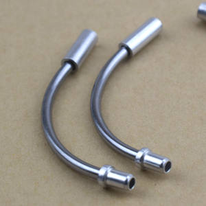 Accesorio MTB piezas de <span class=keywords><strong>bicicleta</strong></span> con almohadillas aluminio V <span class=keywords><strong>freno</strong></span> fideos tubo curvo <span class=keywords><strong>Cable</strong></span> guía cabeza de goma manguera <span class=keywords><strong>freno</strong></span> para bicicletas de carretera - Product Image 2