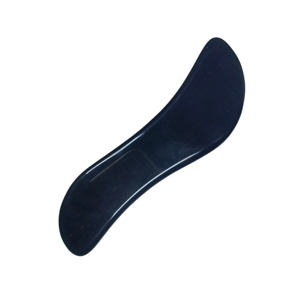 Tabla de obsidiana Gua Sha al por mayor, piedra facial negra de jade para Guasha - Product Image 3