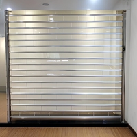 Roller Shutter Baja Komposit Tahan Api Gudang Kristal Baru |   Pintu Gulung Tahan Api untuk Garasi Bawah Tanah