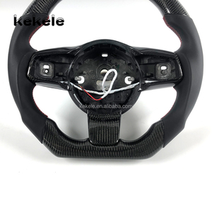 Volant chauffant sport en cuir et fibre de carbone personnalisé pour <span class=keywords><strong>Jaguar</strong></span> F <span class=keywords><strong>Type</strong></span> <span class=keywords><strong>E</strong></span> PACE F PACE XE FJ Haute qualité - Product Image 3