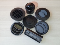 Componentes de Ventilación de Aire Acondicionado de Plástico Altamente Resistentes a los Rayos UV, Paneles de Ventilación Personalizables en Varios Colores y Tamaños