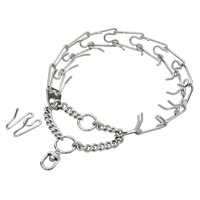 Vente en gros de produits pour animaux de compagnie Collier ras du cou réglable en acier inoxydable de bonne qualité pour chien de taille moyenne Collier à chaîne