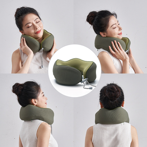 SAIEN Cooling Set Eye Mask <strong>Neck</strong> <strong>Rest</strong> 3 In1 U Shape Support Memory Foam Travel <strong>Neck</strong> Pillow for Airplane Car - Product Image 4