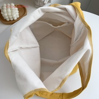 Sac fourre-tout en toile vierge avec impression de logo personnalisé, coloré, portable, écologique, tendance, pour usage quotidien, sac de shopping à bandoulière unique