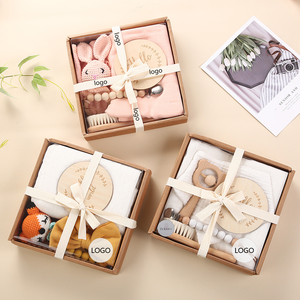 Set Regalo Personalizzato per Bambini con Coperte in Cotone di Bambù e Mussola Stampate Digitalmente per Lettino Neonato - Product Image 2