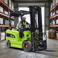 Chariot élévateur électrique CE, petit chariot élévateur électrique neuf, batterie lithium, chariot élévateur électrique agricole mini 1,5 tonne, 2 tonnes, 3 tonnes