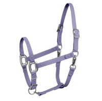 Laisse d'entraînement durable et résistante à la décoloration avec poignée confortable pour clubs équestres, avec chaîne métallique et poignée en PVC, corde personnalisée pour chevaux