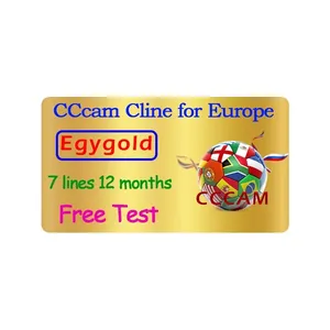 Egygold cccam clines per europa spagna portogallo polonia OSCAM germania 7 linee per ricevitore TV satellitare