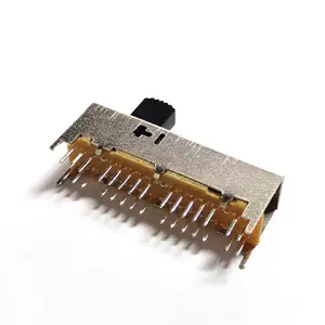 מכירה ישירה שקופיות מתג pcb 30 פין מח"ש אנכי 2 עמדת שקופיות מתג