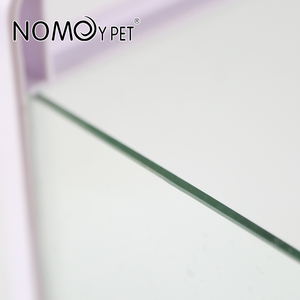 NOMOYPET – <span class=keywords><strong>Aquarium</strong></span> de bureau en verre Transparent avec poignée blanche, prix d'usine - Product Image 4