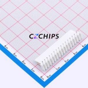 HC-2510-17AW-05 Wire-to-Board Pin Header Bent Lead Through Hole,P=2.54mm Connector 1x17P 2.54mm Right Angle Insert 17P - Product Image 2