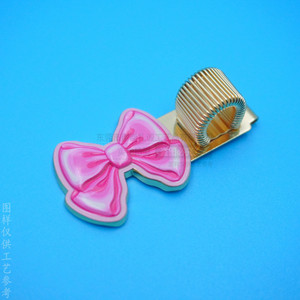 Zinc Alloy <b>Spring</b> Pen <b>Clip</b> 45mm UV Printed Logo Pattern For Notebooks And Journals Stationery Metal <b>Clip</b> - Product Image 1