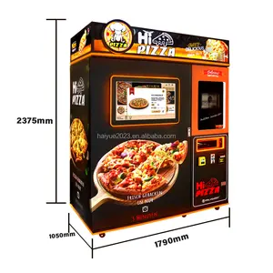 Mesin penjual Pizza panas layar sentuh 55 inci mesin Pizza penjual Robot otomatis penuh untuk dijual