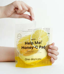Help Me Honey C Pad Refill, 60 Discos de Tónico Facial Vegano Orgánico con Vitamina C para Iluminar, Hidratar y Exfoliar la Piel - Product Image 3