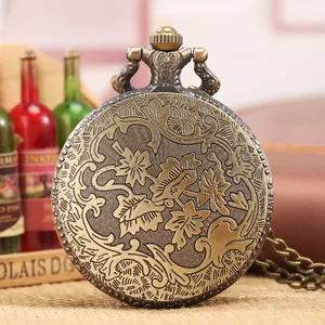 Collar de cuarzo con colgante de reloj de bolsillo vintage de bronce con diseño de calavera de pistola que defiende la libertad, Segunda Enmienda, para hombre, Halloween, Navidad - Product Image 2