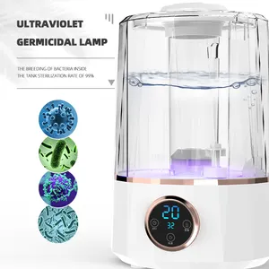 2024 más nueva freidora 3D llama aire 220ml portátil Usb Led Mini coche hogar humidificador Ar