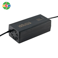 Chargeur avancé ABS+PC 60V8A pour batteries au plomb-acide avec protection contre les courts-circuits pour deux-roues (vélos électriques et trottinettes électriques)