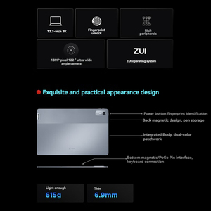 Lenovo zhaoyang P12 thương mại máy tính bảng 12.7 inch 2. 9k144hz 8GB RAM + 128G lưu trữ Octa core MTK Bộ vi xử lý 5G GSM màu xám Wifi - Product Image 5