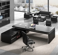 Meubles de bureau en gros personnel administratif personnel bureau d'ordinateur à domicile bureau secrétaire de haute qualité avec armoire