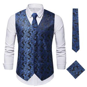 King Mcgreen Star Boda Hombres Traje <span class=keywords><strong>Chaleco</strong></span> Slim Fit Elegante Floral <span class=keywords><strong>Chaleco</strong></span> para hombres Elegante Traje de alta calidad Chalecos hechos - Product Image 5