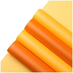 Emballage de fleurs couleur couvercle - Papier Han Su. Matériel d'emballage pour bouquet de fleurs - Papier mat semi-transparent. - Product Image 4