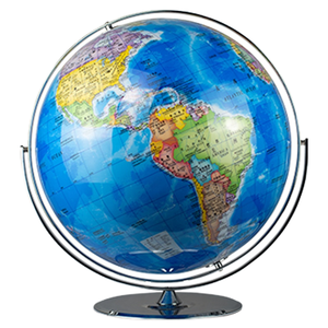 Globo Terráqueo Educativo MPR GLOBE E22300 de Gran Tamaño con Meridianos Metálicos y Base, Versión Política - Product Image 2