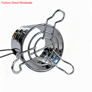 Support à charbon portable finition miroir avec poignée en bois isolée thermiquement, accessoires de chicha durables et écologiques - Product Image 5