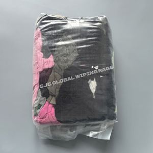 Trapos de algodón de buena absorción, trapos de felpa, paños para limpiar sudaderas, trapos de tela recuperada, bolsa de trapos de colores para limpieza - Product Image 1