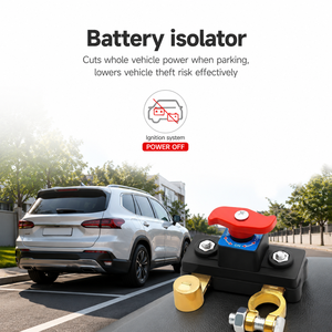 Interruttore di Disconnessione Terminale Batteria in Rame Puro di Grado Marino 12V/24V a Sgancio Rapido <span class=keywords><strong>per</strong></span> Auto/Camion/Barca/Camper, Interruttore Antifurto - Product Image 3