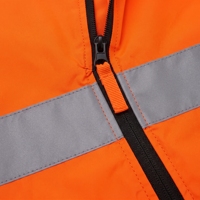 Gilet réfléchissant haute visibilité pour la course nocturne, veste légère pliable sans manches, équipement de sécurité pour hommes, gilet de sport en plein air