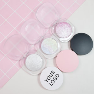 Tùy chỉnh khuôn mặt make up <span class=keywords><strong>Highlighter</strong></span> Tím <span class=keywords><strong>Highlighter</strong></span> trang điểm nhãn hiệu riêng ép ánh sáng lung linh <span class=keywords><strong>Highlighter</strong></span> - Product Image 5