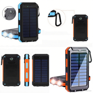 Banques solaires 7000mah(20000mah) Chargeur de batterie solaire à charge rapide Étanche Double ports USB Activités de plein air Urgence - Product Image 6