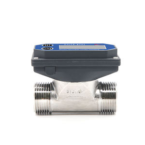 デジタル<span class=keywords><strong>3</strong></span>/4インチステンレス鋼水流量計 農業灌漑用 20BAR 電子タービンメーター ZJLCD-BT01 (SUS) グレー - Product Image 5