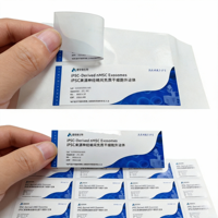 Étiquette de pharmacie personnalisée en PET blanc pour impression haute définition, autocollante, pour flacon de médicament, emballage pharmaceutique