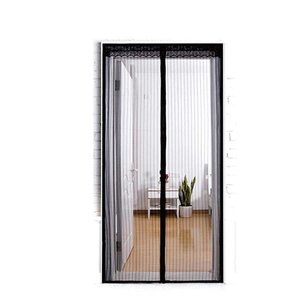 * Presa * zanzariera magnetica nera porta/tenda finestra con Velcro adesivo dimensioni 130x220cm-casa e giardino/articoli - Product Image 3