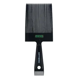 Artero pettine professionale salone piatto carbonio nero taglio e pettine coda per lo Styling dei capelli ABS manico in plastica per uso domestico - Product Image 1