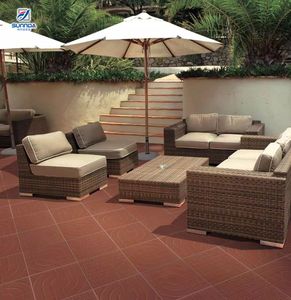 Carreaux de sol en <span class=keywords><strong>terre</strong></span> <span class=keywords><strong>cuite</strong></span> <span class=keywords><strong>pleine</strong></span> masse, finition mate, résistants à l'humidité, antidérapants, motifs de briques rouges, pour les zones de circulation, la cuisine, le jardin - Product Image 4