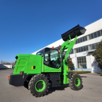 Mini Caricatore Elettrico da 1,5 Tonnellate a Batteria con Molteplici Accessori per Agricoltura e Costruzioni
