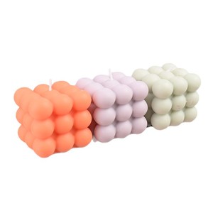 Velas Aromáticas Personalizadas con Forma de Cubo de Rubik, Fragancia Floral, Regalo de Cumpleaños, Decoración Moderna, Adorno de Vela Hecha a Mano - Product Image 4