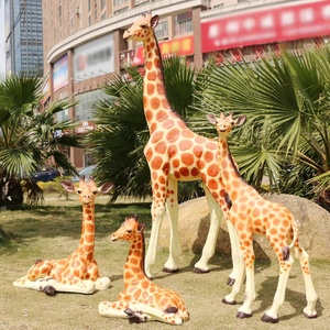 Statue d'animal en marbre, sculpture de <span class=keywords><strong>girafe</strong></span> en fibre de verre électroplaquée, statue d'animal <span class=keywords><strong>girafe</strong></span> pour la décoration de la maison - Product Image 5