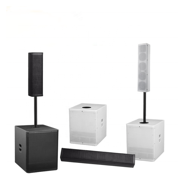 Passive Array Speakers for Church and Mini Concertcolumn Speakers in Meeting Room with 12 Inch Bass Outdoor Sound System