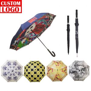 Custom Logo Large Extra Custom Logo 190T Pongee Custom Logo Promotion Golf Umbrella